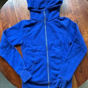Lululemon Women’s Full Zip Scuba Hoodie Size 4 - Jet Stream